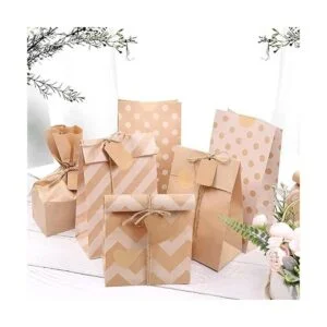 MAMUNU 30 bolsas de recuerdo de fiesta marrones 9.4 x 5.1_3