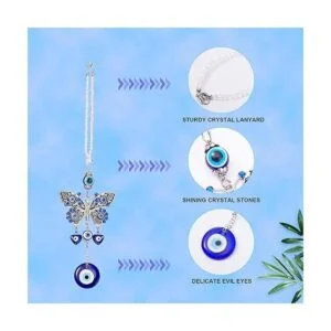 Adorno colgante de mal de ojo azul malvado para espejo_6