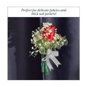 Imán de ramillete con imanes florales y cinta para_5