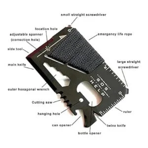 Herramienta para tarjetas de supervivencia 14 en 1 tamaño_2