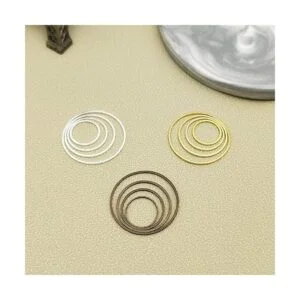 120 aretes de aro con cuentas de aro circular hallazgos_7