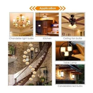 Bombilla LED E12 de 5 W equivalente a bombillas de_4