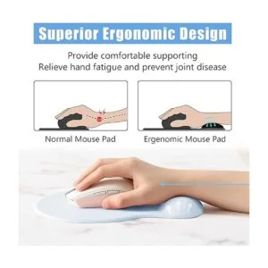 Hsurbtra Alfombrilla de ratón ergonómica con soporte para_2