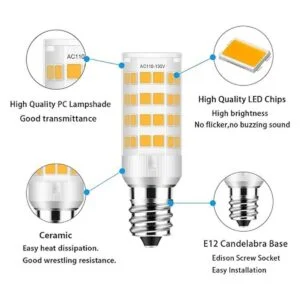 Bombilla LED E12 de 5 W equivalente a bombillas de_3