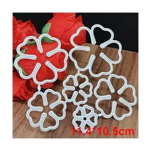 Juego de 6 troqueles de metal de flor de rosa 3D_3