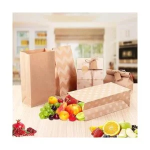 MAMUNU 30 bolsas de recuerdo de fiesta marrones 9.4 x 5.1_2