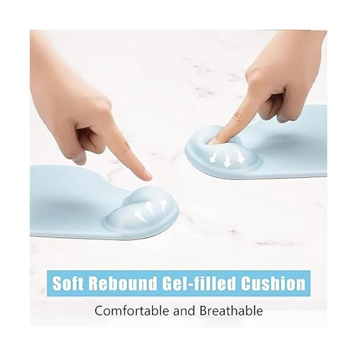 Hsurbtra Alfombrilla de ratón ergonómica con soporte para_3