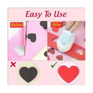 ECOHU Punzones de corazón para manualidades de papel 1_3