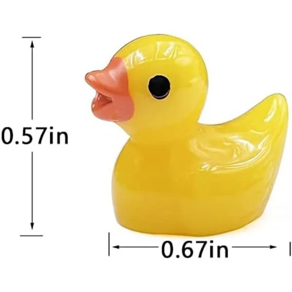 150 piezas de mini figuras en miniatura de pato de resina_4