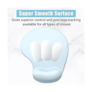 Hsurbtra Alfombrilla de ratón ergonómica con soporte para_4