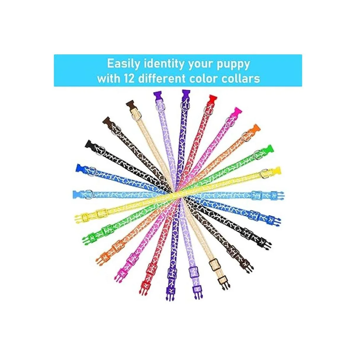 GAMUDA Collares de arena para cachorros Collares de_4
