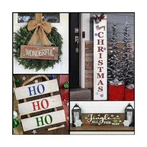 Plantillas de Navidad para pintar sobre madera_2