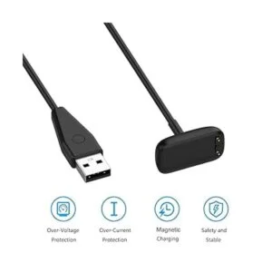 Threeeggs Cargador para Fitbit Charge 5 cable de carga_3