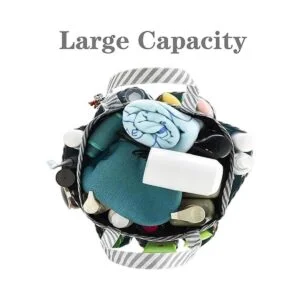 Haundry Bolsa portátil de malla para ducha organizador_3