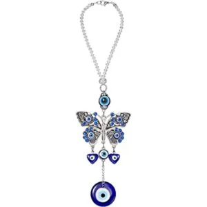 Adorno colgante de mal de ojo azul malvado para espejo_1