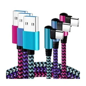 Cable USB tipo C de 2.1 A de carga rápida 90 grados6_1