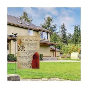 AVOIN colorlife Bandera de jardín cardenal de doble cara_5