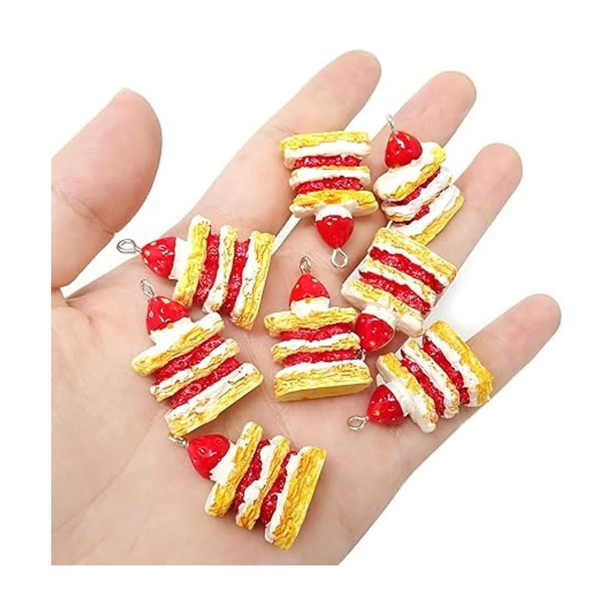 Honbay 20 encantos de la torta de la fresa lindos de los_3