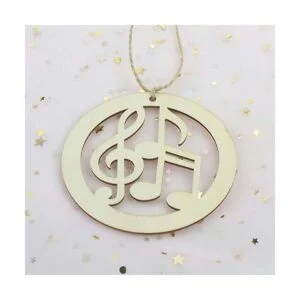 20 piezas de notas musicales de madera para manualidades_3