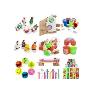 Surtido de juguetes de hoyuelos de Navidad decoraciones_2