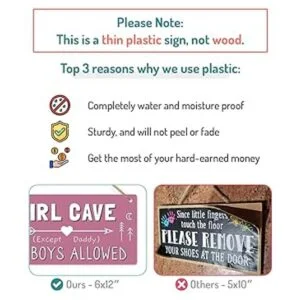 Letrero de cueva para niñas decoración de habitación de_3