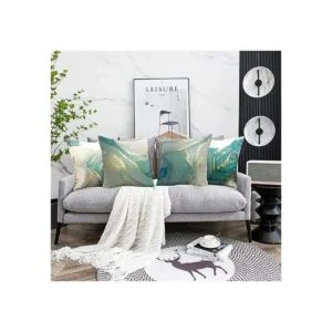 GALMAXS7 Juego de 4 fundas de almohada decorativas con_7