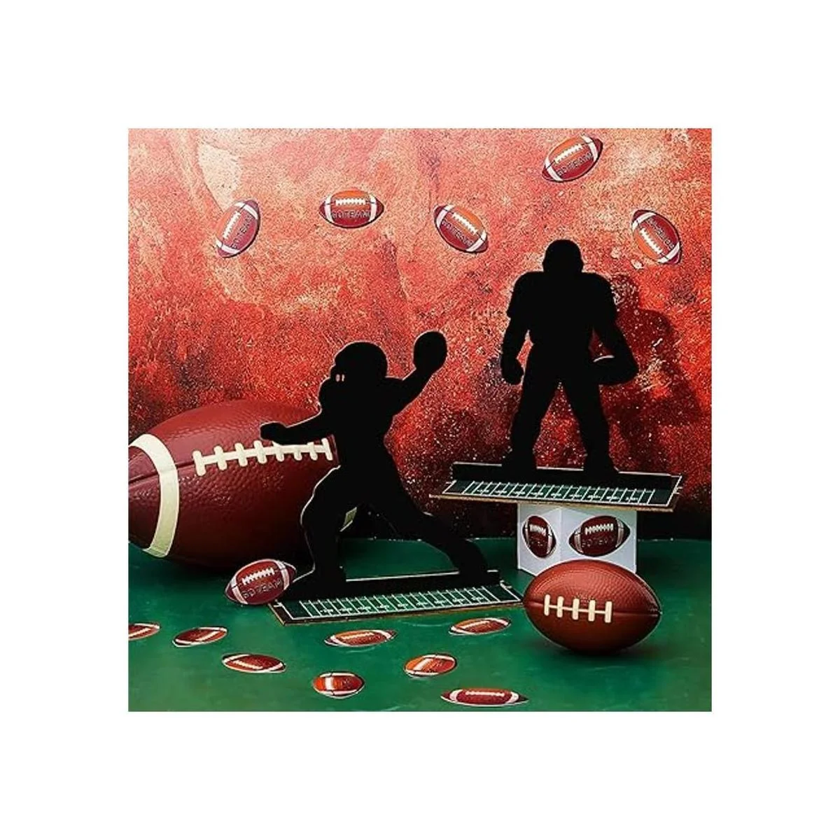 Centro de mesa de fútbol 3D de 25 piezas de centro de mesa_3