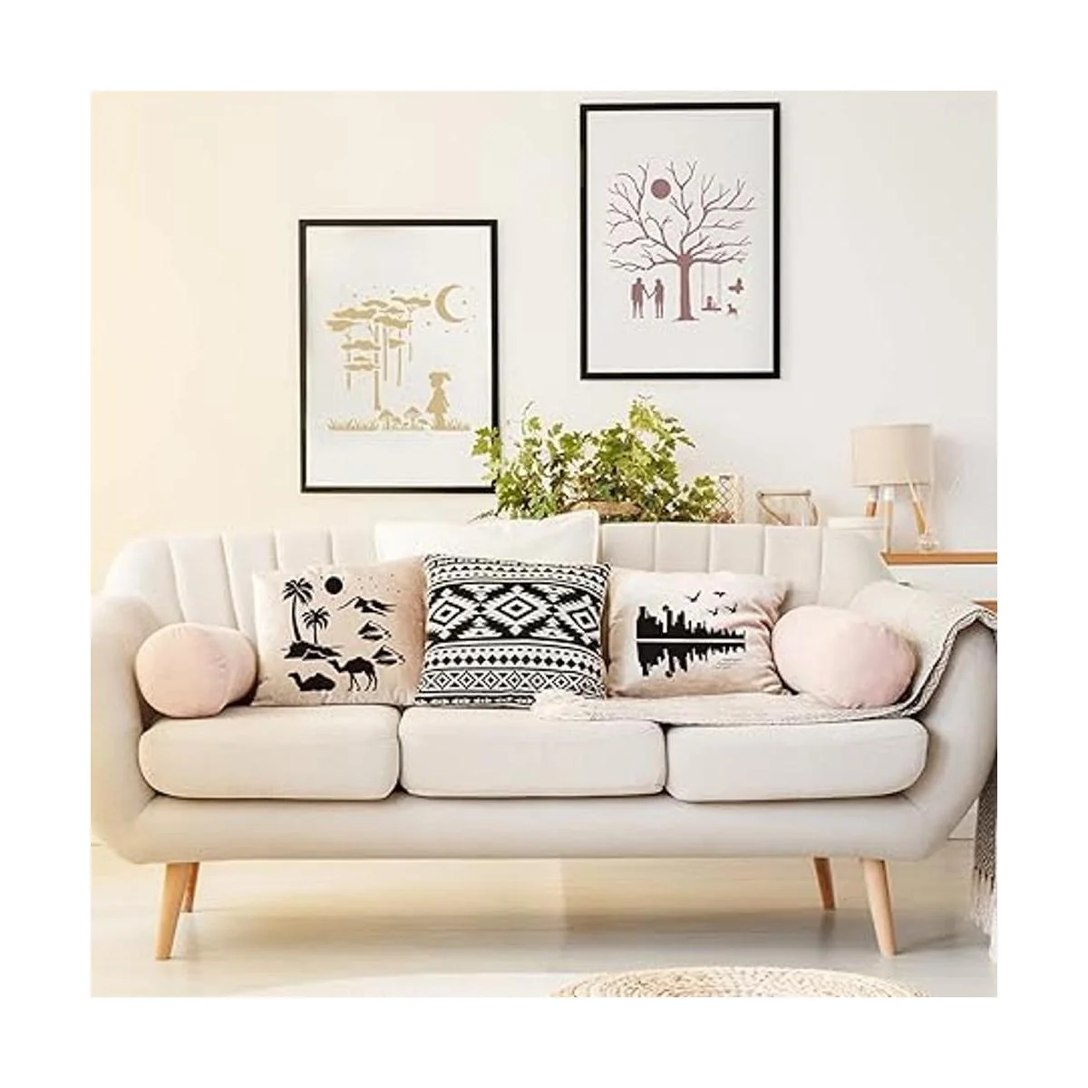 Keeoye 9 plantillas de paisaje forestal montañas ríos_6