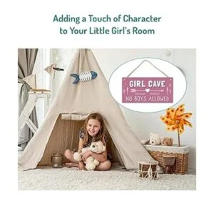 Letrero de cueva para niñas decoración de habitación de_4