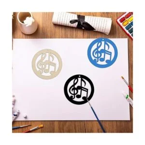 20 piezas de notas musicales de madera para manualidades_5