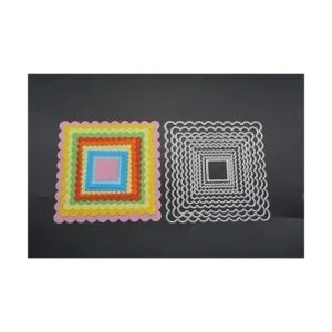 Troqueles de corte de marco cuadrado anidados de metal_3