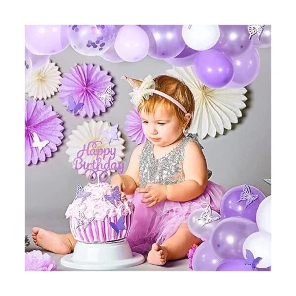 Kit de guirnalda de globos de mariposa de 151 piezas_4