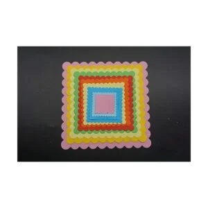 Troqueles de corte de marco cuadrado anidados de metal_2