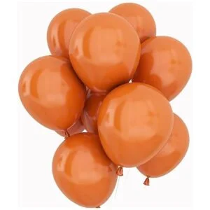 Globos naranja oscuro de 12 pulgadas 50 unidades globos_1
