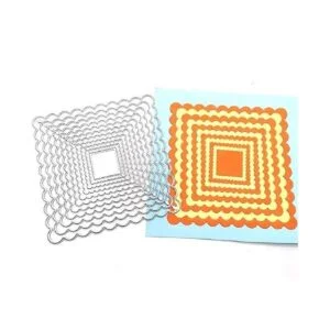 Troqueles de corte de marco cuadrado anidados de metal_5