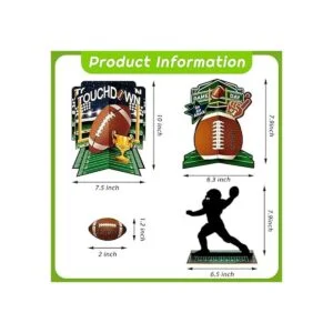 Centro de mesa de fútbol 3D de 25 piezas de centro de mesa_2