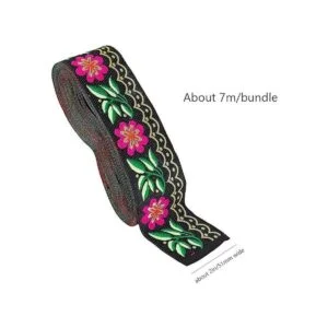 GORGECRAFT Cinta de jacquard de 6.6 ft 2 pulgadas con_4