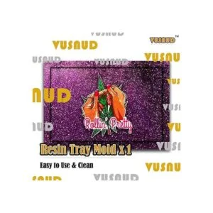 Vusnud Molde de resina para bandeja rodante molde de_4