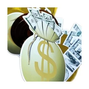 YiiiGoood Tema de dinero dorado colgante decoración dólar_6