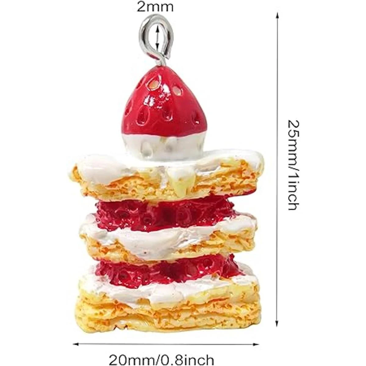 Honbay 20 encantos de la torta de la fresa lindos de los_2