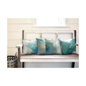 GALMAXS7 Juego de 4 fundas de almohada decorativas con_4