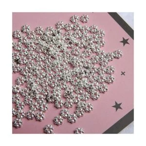 Acxico Juego de 500 cuentas con forma de margarita_4