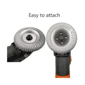 Winbyoan Molinillo de disco de talla de madera de 78_4