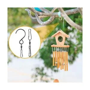 Gancho giratorio de viento doble giratorio de 360 grados_5