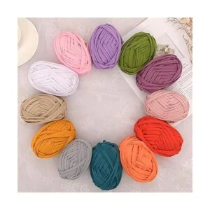 Hilo de camiseta tela de ganchillo para verano bolsa de_2