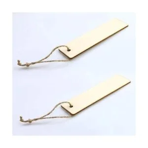 WYKOO 50 etiquetas de regalo de madera en blanco_6