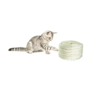 Natural Sisal White Rope for Cat Scratching Post_3