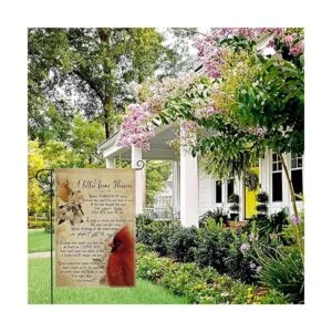 AVOIN colorlife Bandera de jardín cardenal de doble cara_7