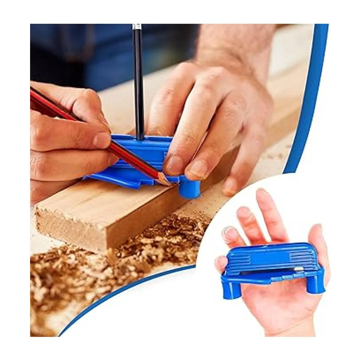 4 Piezas Centro Scriber Línea Scriber Carpintería Marcado_6