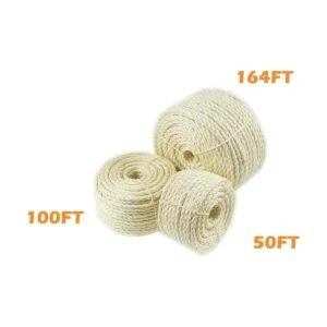 Natural Sisal White Rope for Cat Scratching Post_6